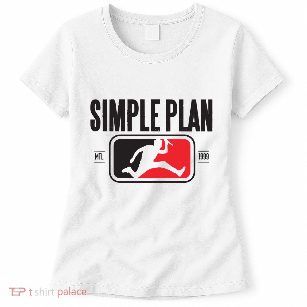 Simple Plan Style Logo Raglan Womens T-Shirt