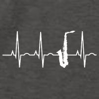 Saxophone Player Shirts Saxophone Heartbeat Vector Backpack