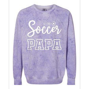 Soccer Papa Colorblast Crewneck Sweatshirt