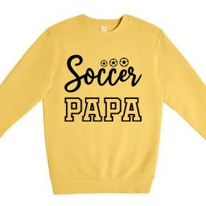 Soccer Papa Premium Crewneck Sweatshirt