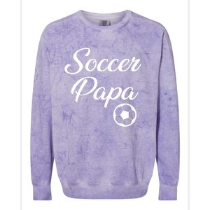 Soccer Papa Colorblast Crewneck Sweatshirt