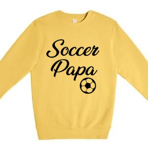 Soccer Papa Premium Crewneck Sweatshirt