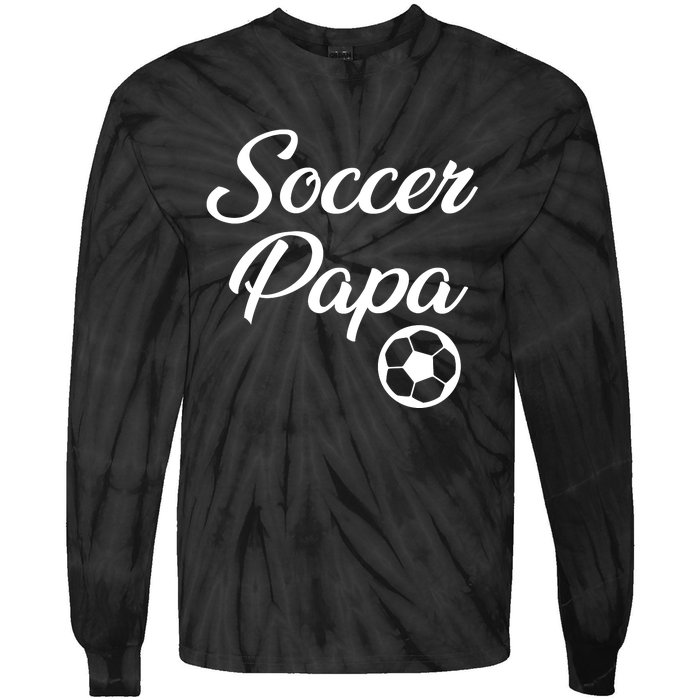 Soccer Papa Tie-Dye Long Sleeve Shirt