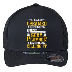 Sexy Plumber Flexfit Unipanel Trucker Cap