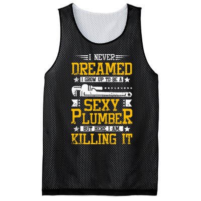 Sexy Plumber Mesh Reversible Basketball Jersey Tank