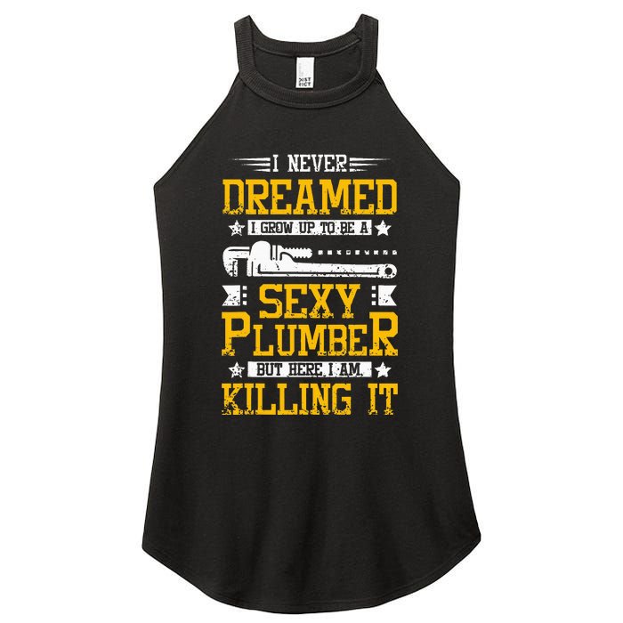 Sexy Plumber Women's Perfect Tri Rocker Tank