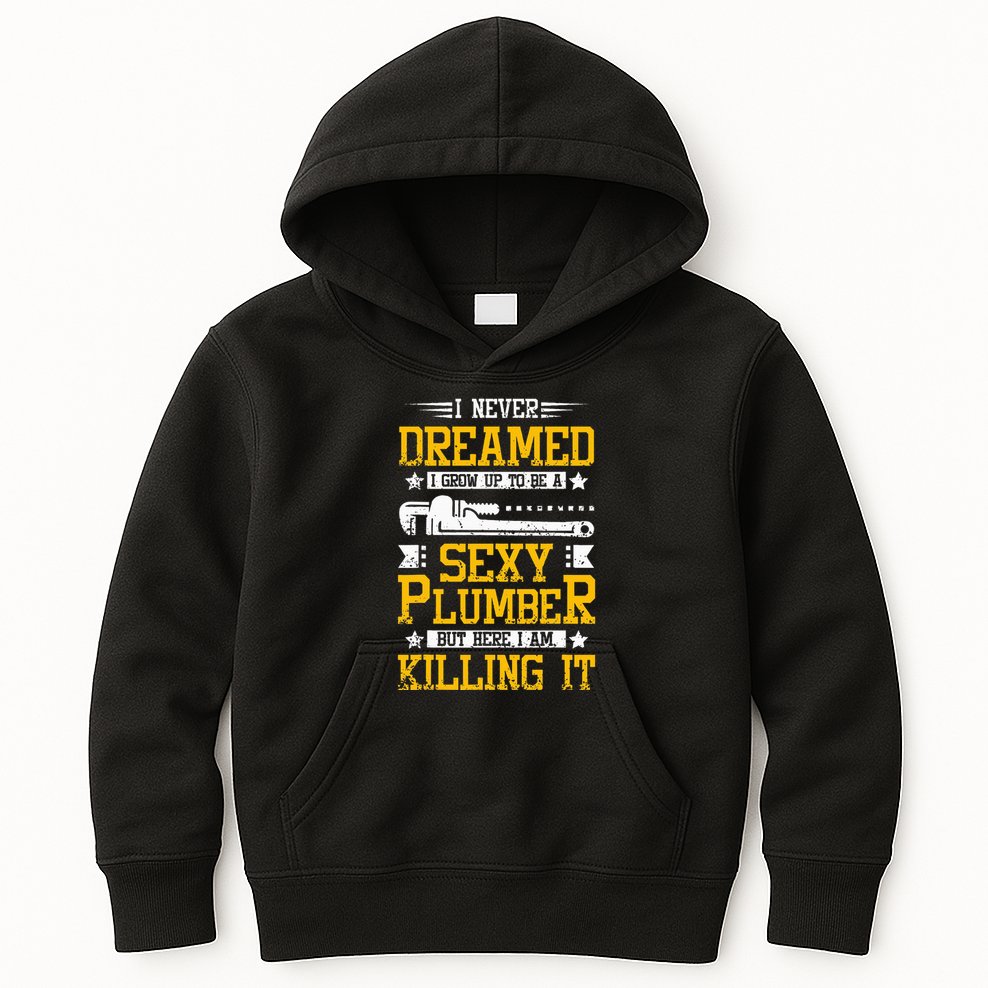 Sexy Plumber Kids Hoodie