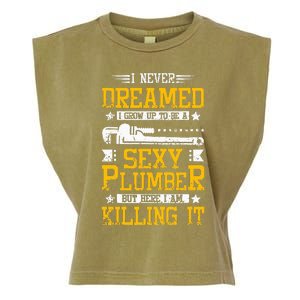 Sexy Plumber Garment-Dyed Women's Muscle Tee