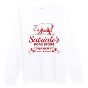 Satriale’S Pork Store Kearny New Jersey Premium Crewneck Sweatshirt