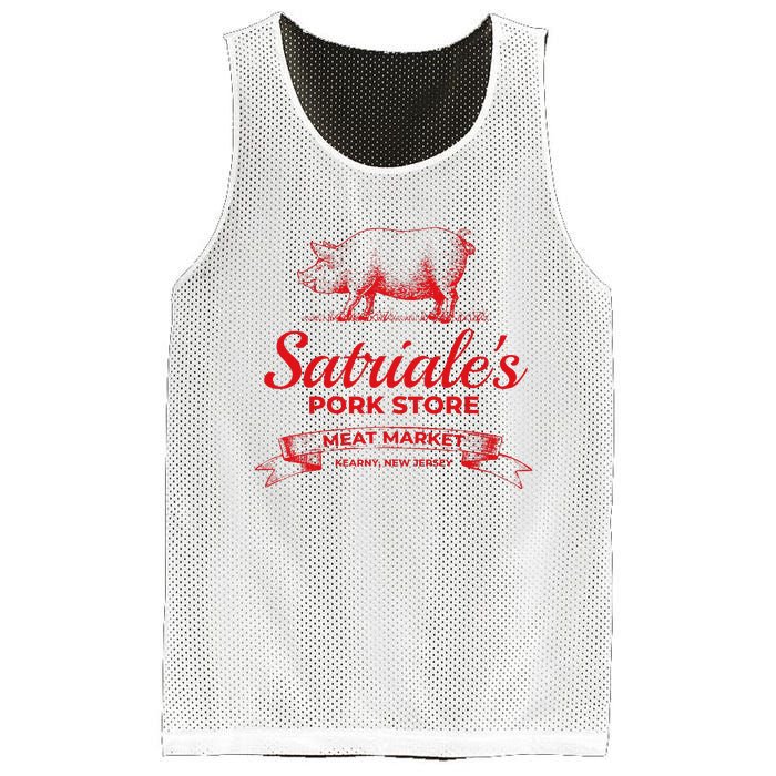 Satriale’S Pork Store Kearny New Jersey Mesh Reversible Basketball Jersey Tank