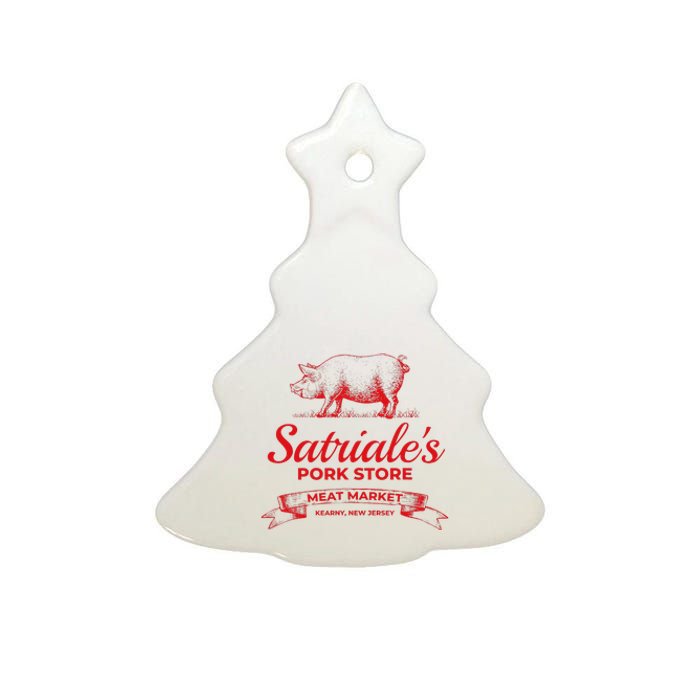 Satriale’S Pork Store Kearny New Jersey Ceramic Tree Ornament