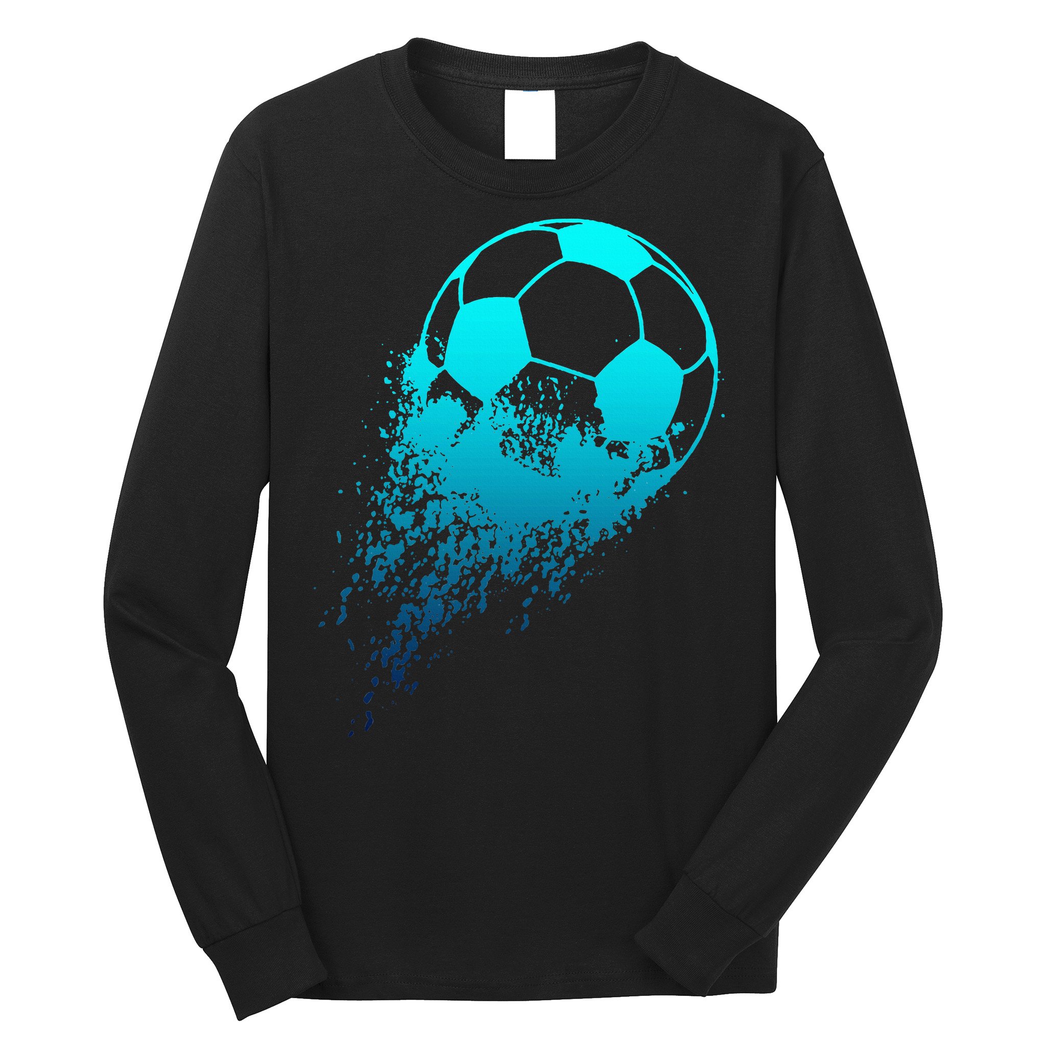 Soccer Player Sports Vintage Boy Soccer Long Sleeve Shirt