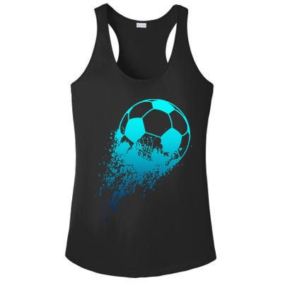 Soccer Player Sports Vintage Boy Soccer Ladies PosiCharge Competitor Racerback Tank