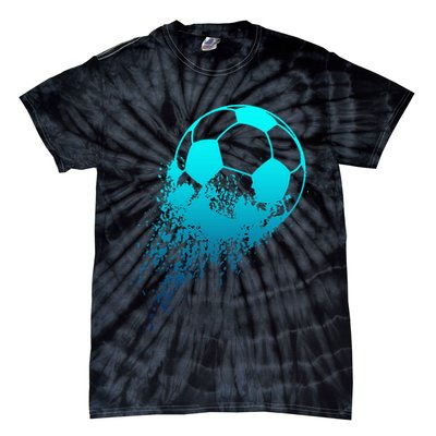 Soccer Player Sports Vintage Boy Soccer Tie-Dye T-Shirt