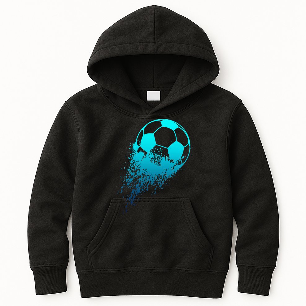 Soccer Player Sports Vintage Boy Soccer Kids Hoodie