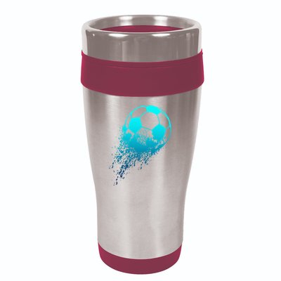 Soccer Player Sports Vintage Boy Soccer 16oz Travel Tumbler