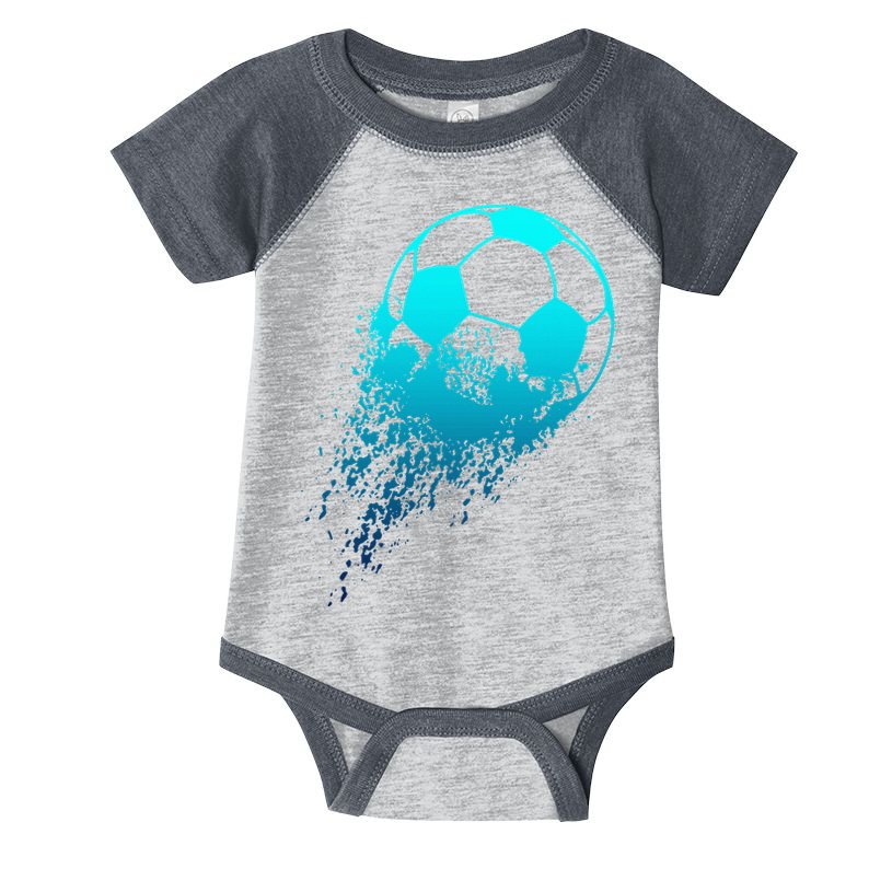 Soccer Player Sports Vintage Boy Soccer Infant Baby Jersey Bodysuit