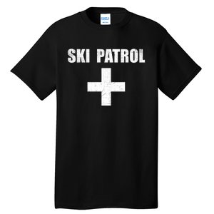 Ski Patrol Skiing First Aid Winter Tall T-Shirt