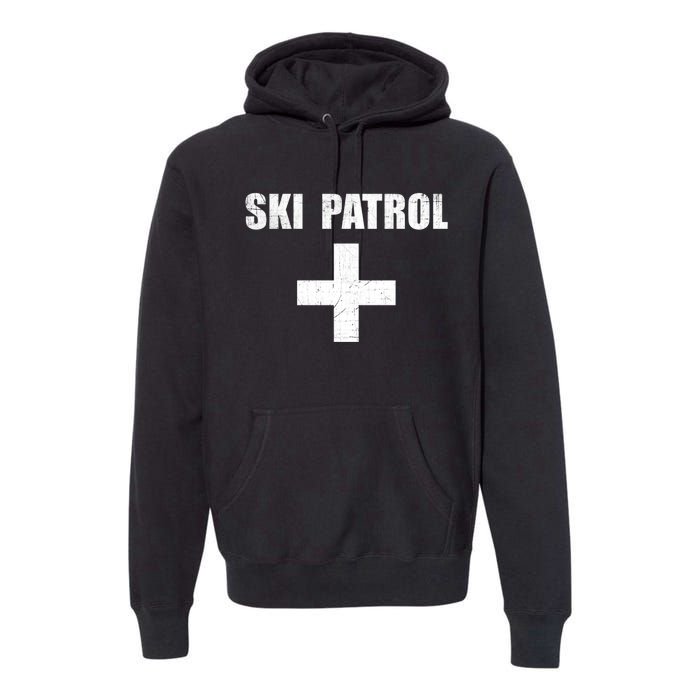 Ski Patrol Skiing First Aid Winter Premium Hoodie