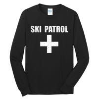 Ski Patrol Skiing First Aid Winter Tall Long Sleeve T-Shirt