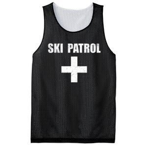 Ski Patrol Skiing First Aid Winter Mesh Reversible Basketball Jersey Tank