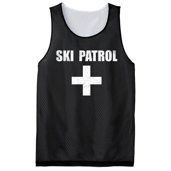 Ski Patrol Skiing First Aid Winter Mesh Reversible Basketball Jersey Tank