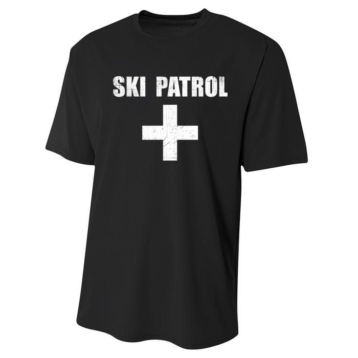 Ski Patrol Skiing First Aid Winter Performance Sprint T-Shirt