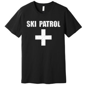 Ski Patrol Skiing First Aid Winter Premium T-Shirt