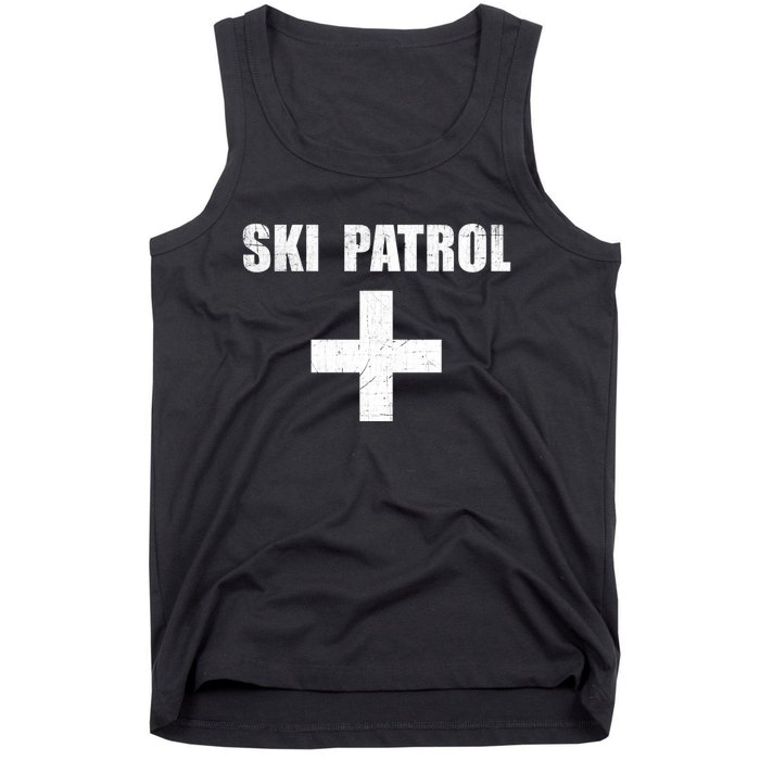 Ski Patrol Skiing First Aid Winter Tank Top