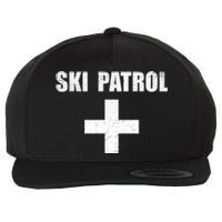 Ski Patrol Skiing First Aid Winter Wool Snapback Cap