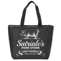 Satriale’s Pork Store Kearny New Jersey Zip Tote Bag