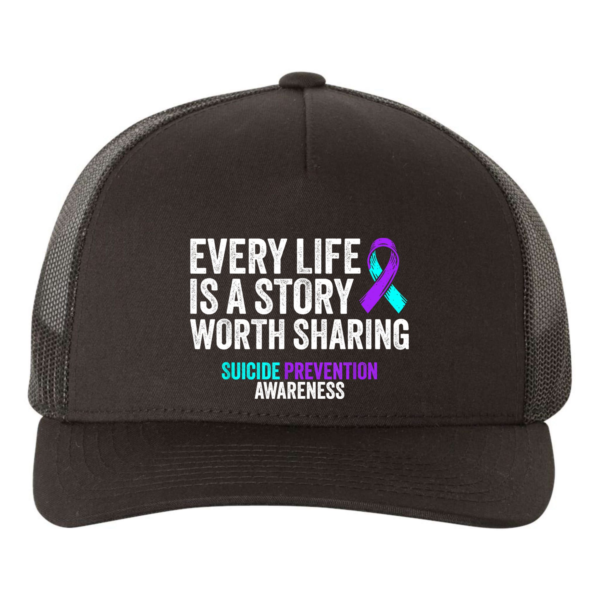 Suicide Prevention Support End The Silence Suicide Awareness Yupoong Adult 5-Panel Trucker Hat