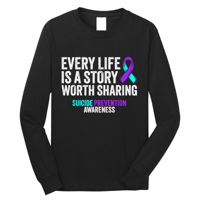 Suicide Prevention Support End The Silence Suicide Awareness Long Sleeve Shirt