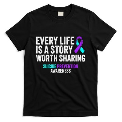 Suicide Prevention Support End The Silence Suicide Awareness T-Shirt
