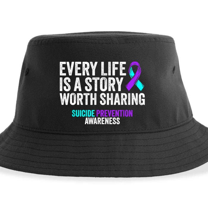 Suicide Prevention Support End The Silence Suicide Awareness Sustainable Bucket Hat