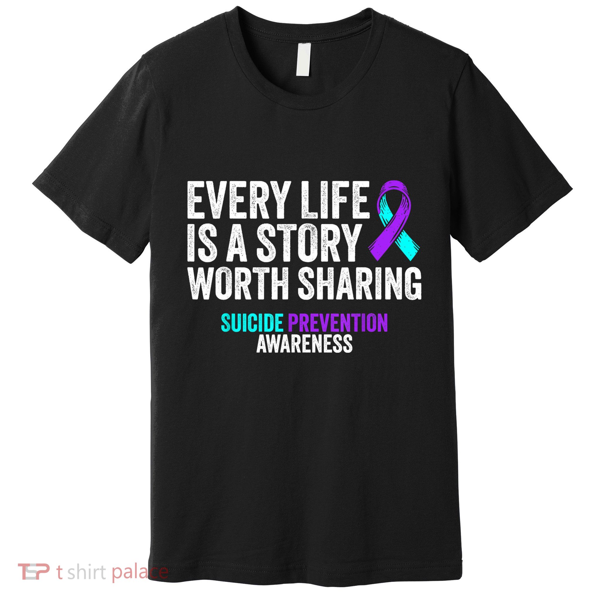 Suicide Prevention Support End The Silence Suicide Awareness Premium T-Shirt