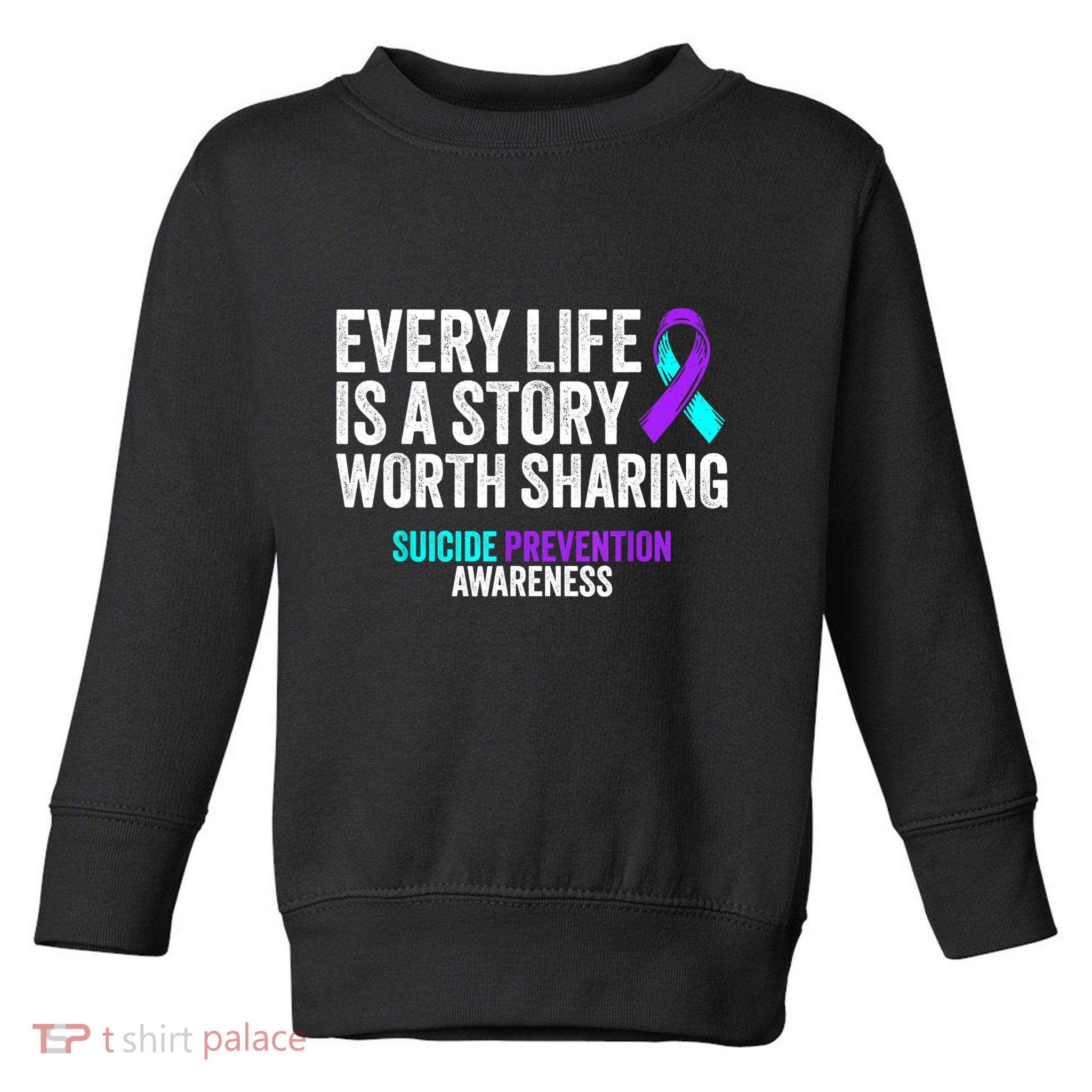 Suicide Prevention Support End The Silence Suicide Awareness Toddler Sweatshirt