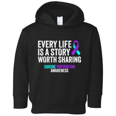 Suicide Prevention Support End The Silence Suicide Awareness Toddler Hoodie