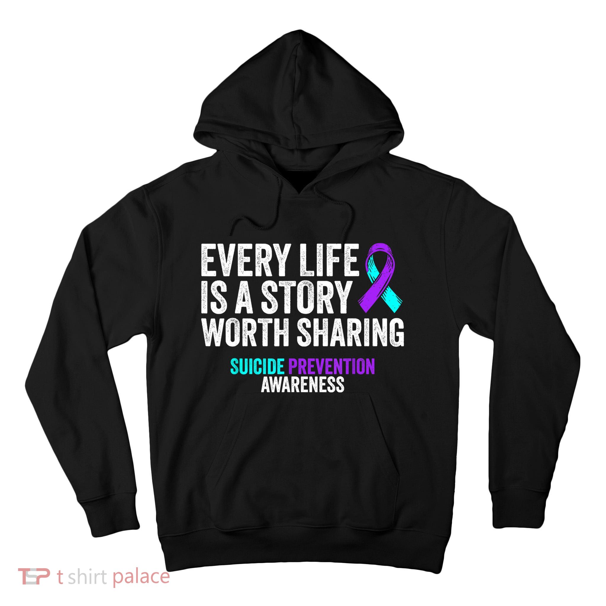 Suicide Prevention Support End The Silence Suicide Awareness Tall Hoodie