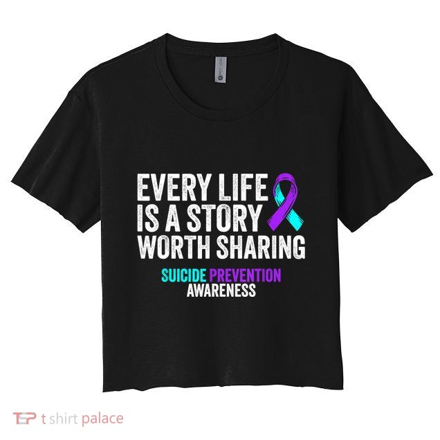 Suicide Prevention Support End The Silence Suicide Awareness Crop Top