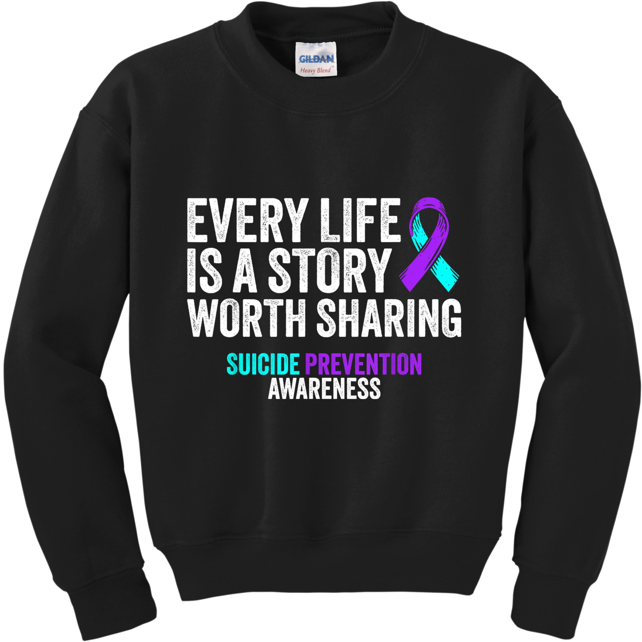 Suicide Prevention Support End The Silence Suicide Awareness Kids Sweatshirt