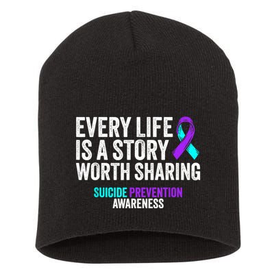 Suicide Prevention Support End The Silence Suicide Awareness Short Acrylic Beanie