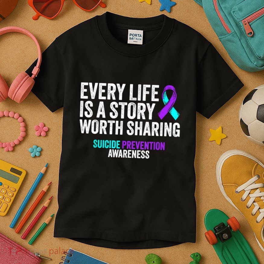 Suicide Prevention Support End The Silence Suicide Awareness Kids T-Shirt