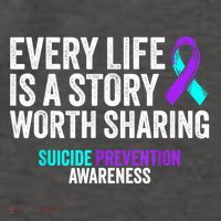 Suicide Prevention Support End The Silence Suicide Awareness Vector Backpack