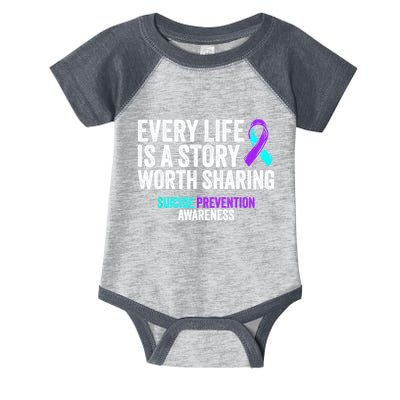 Suicide Prevention Support End The Silence Suicide Awareness Infant Baby Jersey Bodysuit