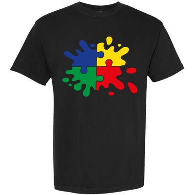 Splash Puzzle Garment-Dyed Heavyweight T-Shirt