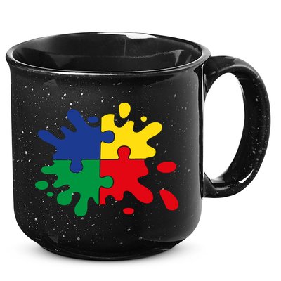 Splash Puzzle 15oz Campfire Ceramic Mug