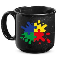 Splash Puzzle 15oz Campfire Ceramic Mug
