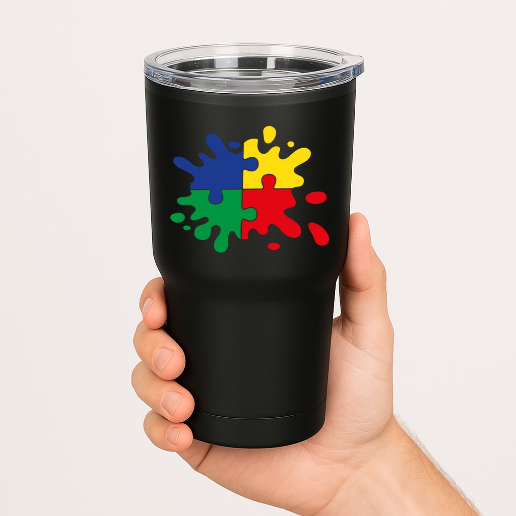 Splash Puzzle Tumbler