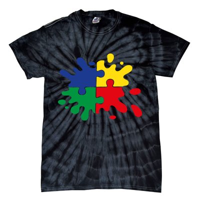 Splash Puzzle Tie-Dye T-Shirt